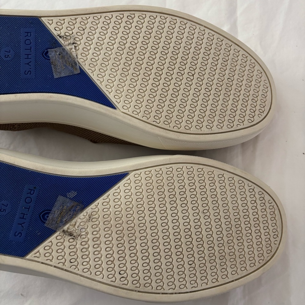 Rothy’s Sneaker The Original Slip on Shoe Casual Fashion Machine Washable Sz 7.5 - Picture 11 of 11
